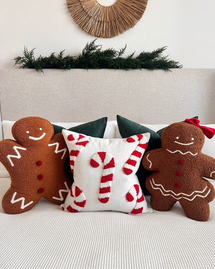 Ms. Gingerbread Shaped Pillow