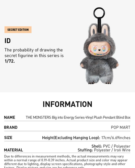 Pop Mart Labubu Big into Energy Blind Box