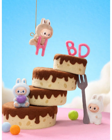 Pop Mart Labubu Pin for Love Series Blind Box (N-Z) Blue