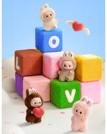 Pop Mart Labubu Pin for Love Series Blind Box (A-M) Yellow