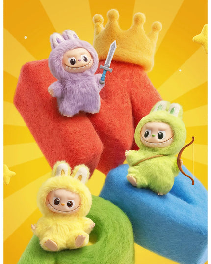 Pop Mart Labubu Pin for Love Series Blind Box (N-Z) Blue