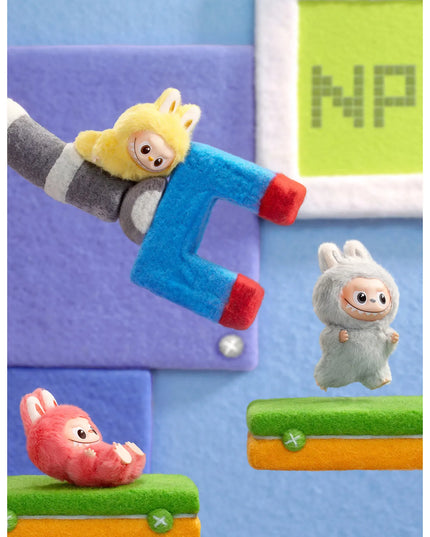 Pop Mart Labubu Pin for Love Series Blind Box (N-Z) Blue