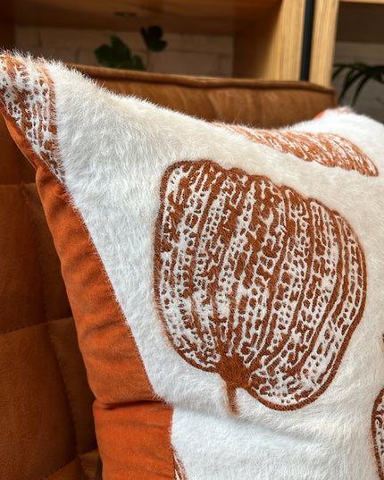 White Pumpkin Pillow Cover