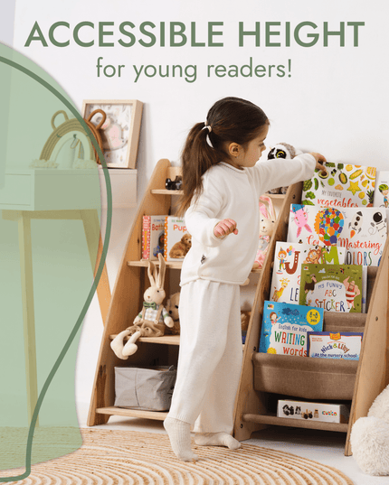 2in1 Montessori Shelf for Books and Toys