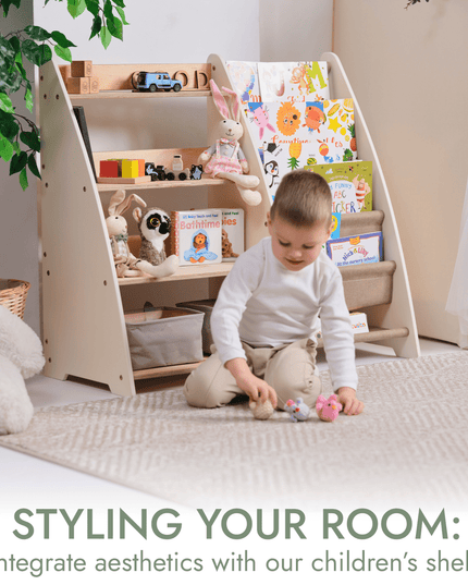 2in1 Montessori Shelf for Books and Toys