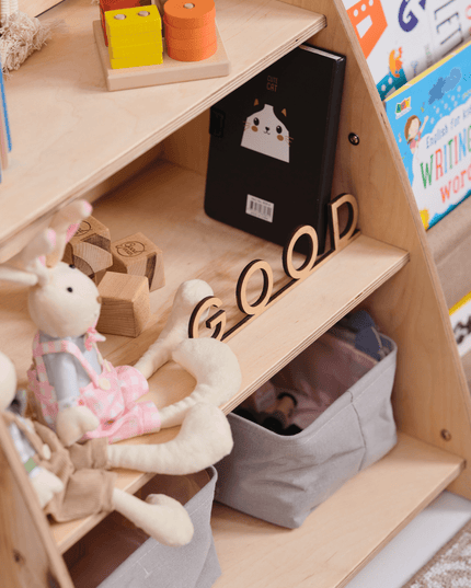 2in1 Montessori Shelf for Books and Toys