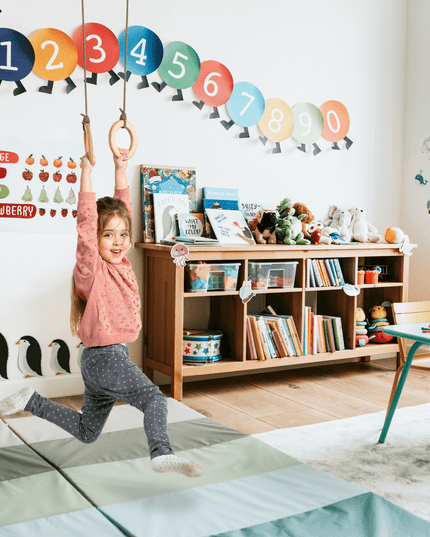 3in1 Swing & Climbing Set: Rope Ladder, Gym Rings & Disc Swing