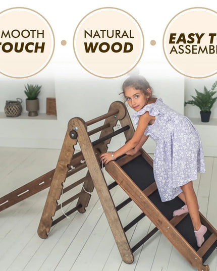 Montessori Triangle Ladder - Handmade Climber for Kids 1-7 y.o.