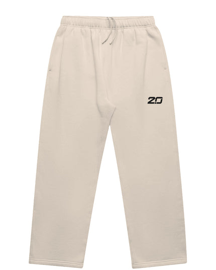 Mens Relax Cuffless Trackpants (Bone)