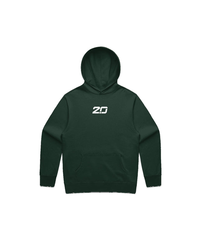 Rebirth Oversized Hoodie (Pine Green)