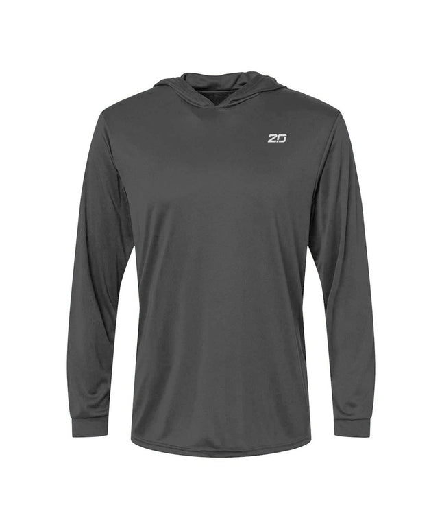 Men's Bahama Performance Hooded LS T-Shirt (Graphite)