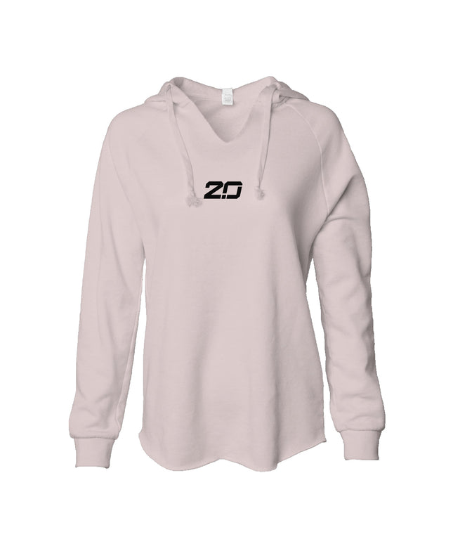 Women's Lightweight Wash Hoodie (Blush)
