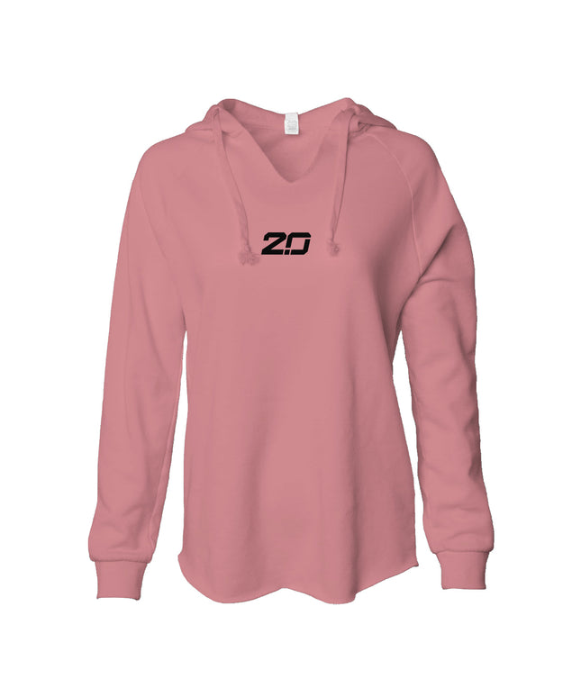 Women's Lightweight Wash Hoodie (Dusty Rose)