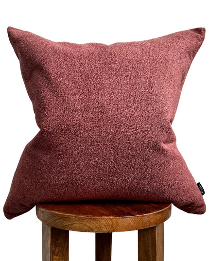 Berry Sherpa Pillow Cover