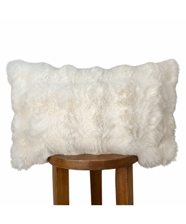 Erie Faux Fur Lumbar Pillow Cover