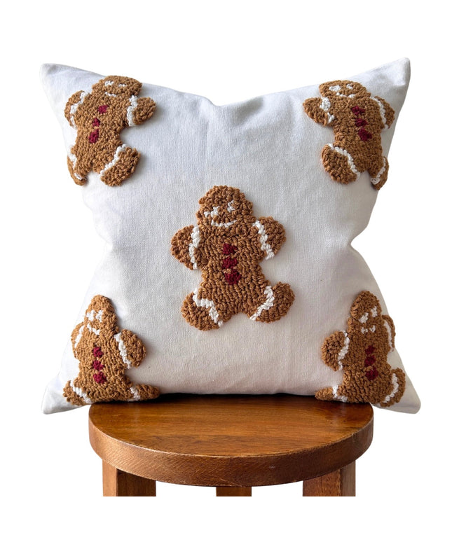Mini Gingerbread Pillow Cover