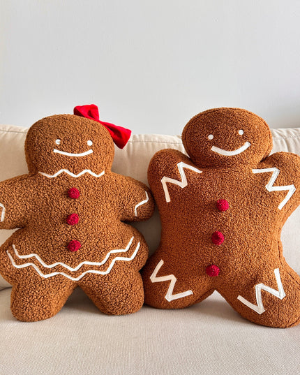 Ms. Gingerbread Shaped Pillow
