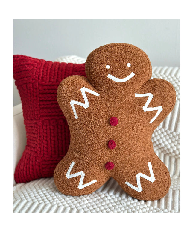 Mr. Gingerbread Pillow