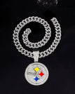 silvery-Pittsburgh Steelers / Link Chain / 24inches