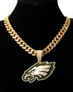 Golden-Philadelphia Eagles / Link Chain / 24inches