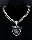 silvery-Las Vegas Raiders / Link Chain / 24inches