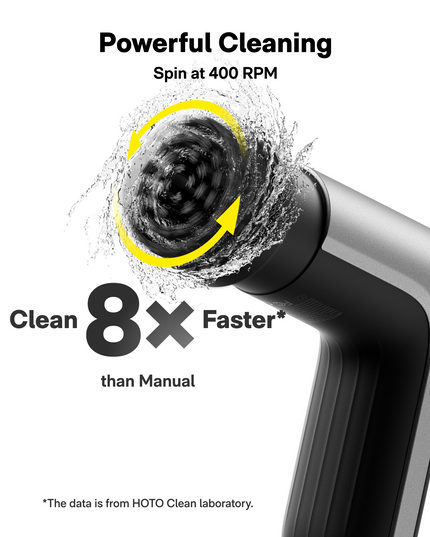 HOTO Grip™ Cordless Spin Scrubber