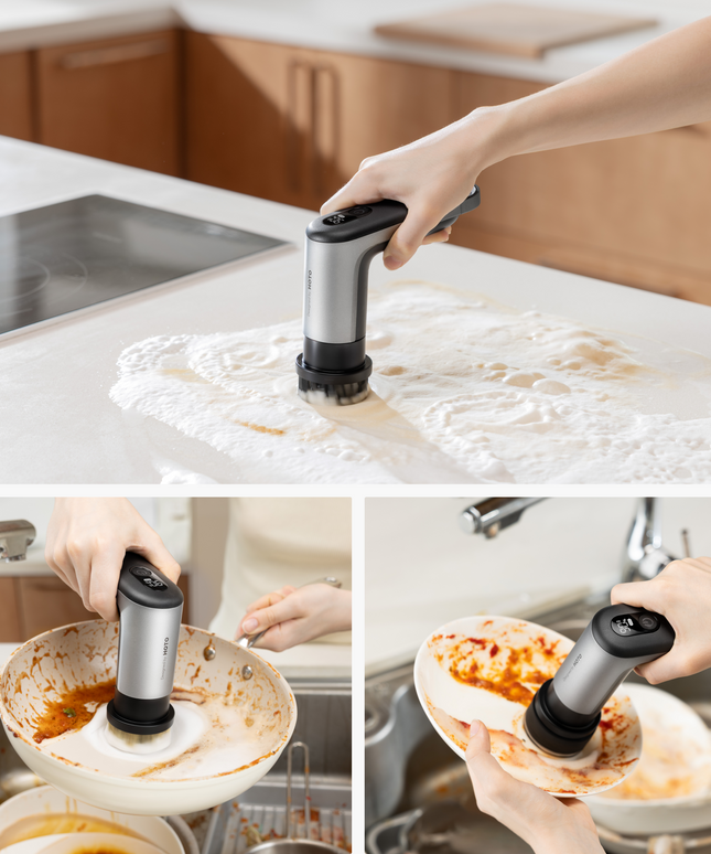 HOTO Grip™ Cordless Spin Scrubber