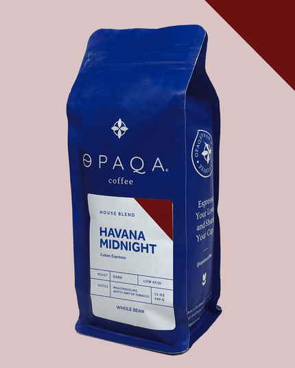 Cuban-Style Espresso Blend, Opaqa Havana Midnight