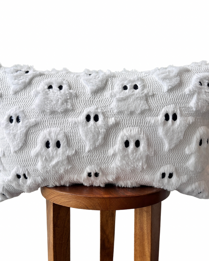 Spooky Ghost Lumbar Pillow Cover