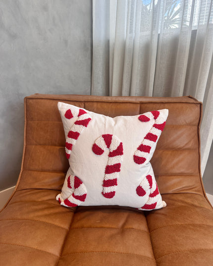 Candy Cane Pillow Cover