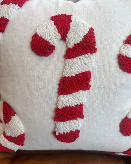 Candy Cane Pillow Cover
