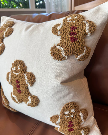 Mini Gingerbread Pillow Cover