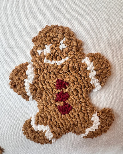 Mini Gingerbread Pillow Cover