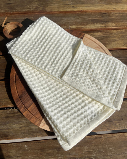 2pc Kitchen Waffle Towel Set