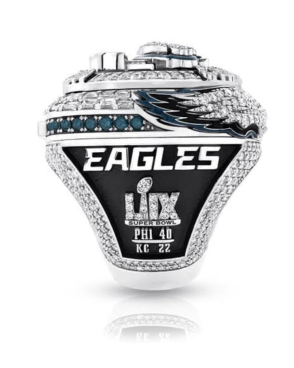 Philadelphia Eagles Super Bowl LIX Rings #1 Hurts MVP Edition with Wings Pop Out