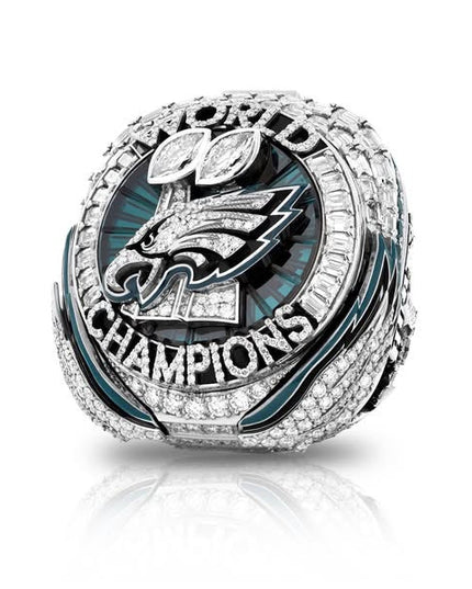 Philadelphia Eagles Super Bowl LIX Rings #1 Hurts MVP Edition with Wings Pop Out