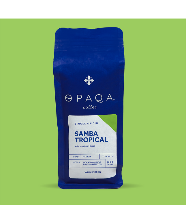 Specialty Brazilian Single Origin Coffee, Opaqa Samba Tropical
