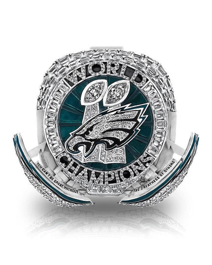 Philadelphia Eagles Super Bowl LIX Rings #1 Hurts MVP Edition with Wings Pop Out