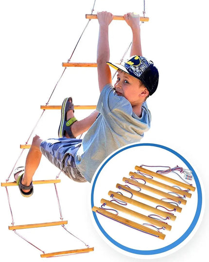Climbing rope ladder for kids 3-9 y.o.