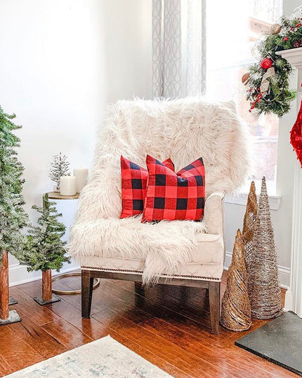 Red Buffalo Plaid Pillow Cover
