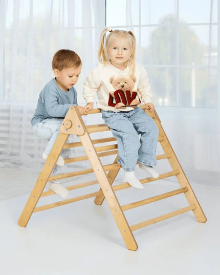 Indoor Montessori Triangle Climbing Ladder for Toddlers 1-7 y.o.