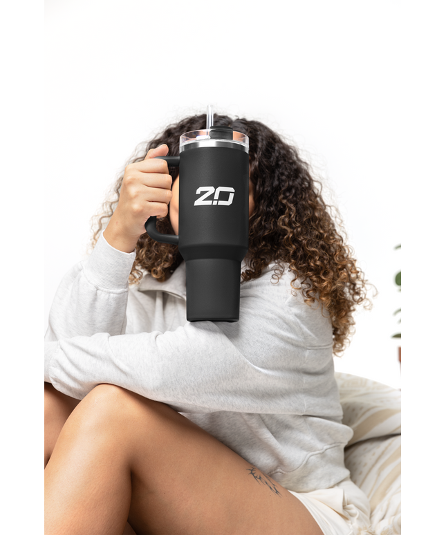 Insulated Tumbler with Lid, 40oz