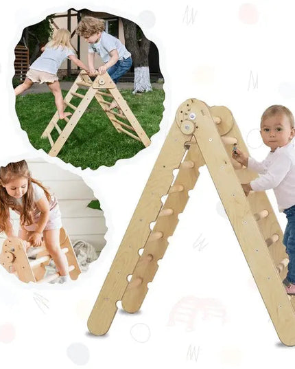 Montessori Triangle Ladder - Handmade Climber for Kids 1-7 y.o.