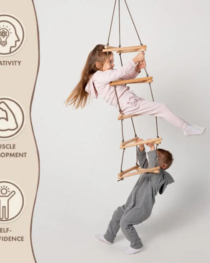 Triangle rope ladder for kids