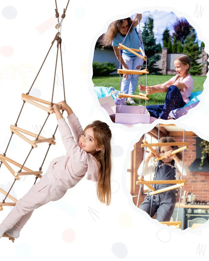 Triangle rope ladder for kids