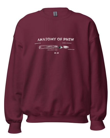 Anatomy of Phew Classic Fleece Sweatshirt | USA‑Printed