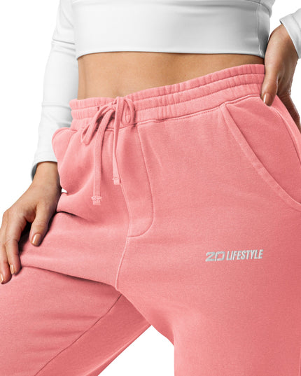 Pigment-dyed sweatpants (Pink)