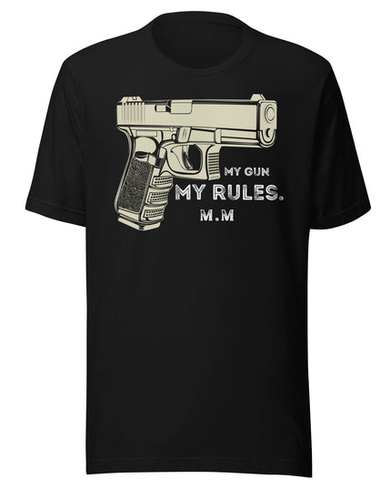 My Gun My Rules Tee - 2A Patriotic Shirt | Merican Made