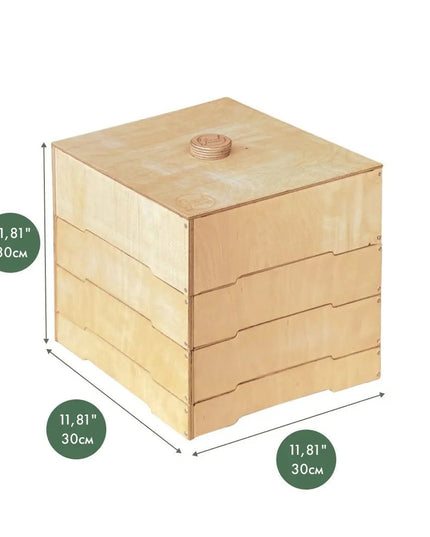 Wooden storage/sorter for constructor