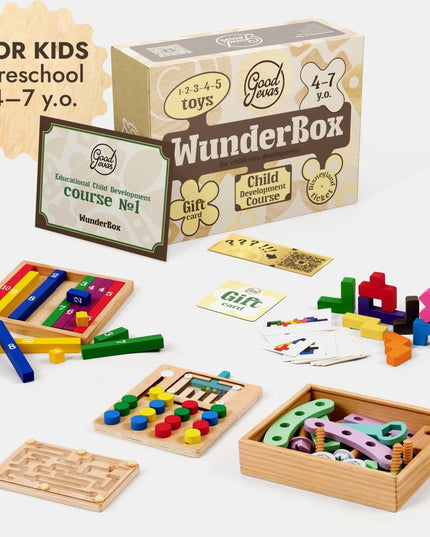 WunderBox 4-7 years old – developmental box for kids